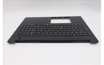 Lenovo 5M11P68368 C-Cover with keyboard, Switzerland, Black, Backlight, UK