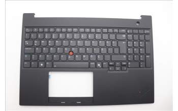 Lenovo 5M11P68378 C-Cover with keyboard, Turkish, Black, Backlight, UK