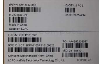 LENOVO 5M11P68383 Keyb P16s G3/G4 (Intel) Cover GB - WL