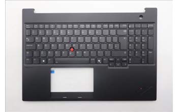Lenovo 5M11P68383 C-Cover with keyboard, UK English, Black, Backlight, UK