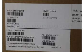 Lenovo 5M11P68445 C-Cover with keyboard, Greek, Black, Backlight, WWAN, SIM, US