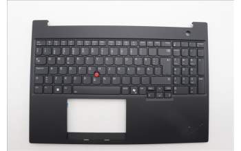 Lenovo 5M11P68833 C-Cover with keyboard, Swedish/Finnish, Black, Backlight, WWAN, SIM, UK