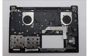 Lenovo 5M11P68837 C-Cover with keyboard, Switzerland, Black, Backlight, WWAN, SIM, UK