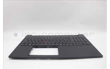 Lenovo 5M11P68839 C-Cover with keyboard, Switzerland, Black, Backlight, WWAN, SIM, UK