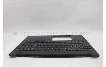 Lenovo 5M11P68839 C-Cover with keyboard, Switzerland, Black, Backlight, WWAN, SIM, UK