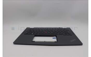 Lenovo 5M11P69038 C-Cover with keyboard, Arabic, Grey, Backlight, WWAN, US