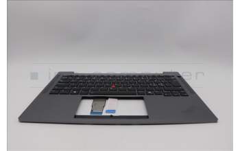 Lenovo 5M11P69325 C-Cover with keyboard, Nordic, Black, Backlight, UK