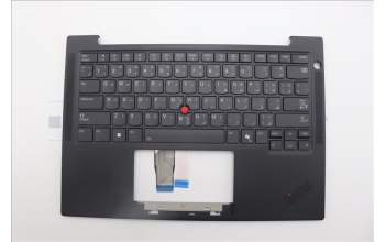 Lenovo 5M11P69374 C-Cover with keyboard, Arabic, Black, Backlight, US