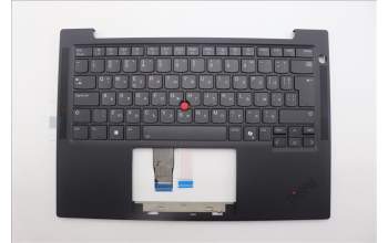 Lenovo 5M11P69386 C-Cover with keyboard, Bulgarian, Black, Backlight, UK