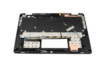 5M11P77446 original Lenovo keyboard incl. topcase DE (german) anthracite/black with backlight (Thunder Black)