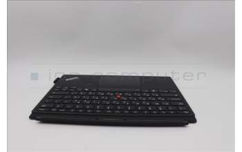 Lenovo 5M11P78573 Keyboard External,Israel(Hebrew),Backlight,w/Fingerprint Reader,w/Pen Holder,AI Copilot+CS24 Hot Key