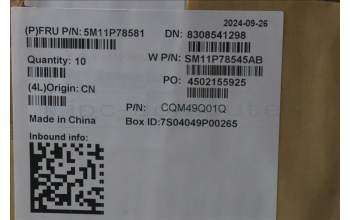 Lenovo 5M11P78581 Keyboard External,Nordic,Backlight,w/Fingerprint Reader,w/Pen Holder,AI Copilot+CS24 Hot Key