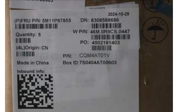 Lenovo 5M11P87855 MECH_ASM BLKB ENG w/C Cov,WFC Chicony