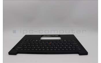 Lenovo 5M11Q25588 C-Cover with keyboard, US English Euro, Black, WLAN, US
