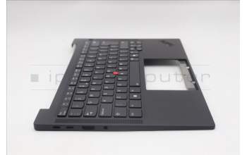 Lenovo 5M11Q25611 C-Cover with keyboard, UK English, Black, WLAN, UK