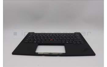Lenovo 5M11Q25624 C-Cover with keyboard, French, Black, WLAN, US