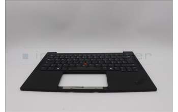 Lenovo 5M11Q25631 C-Cover with keyboard, Italian, Black, WLAN, UK