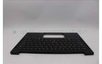 Lenovo 5M11Q25681 C-Cover with keyboard, UK English, Black, WLAN, UK