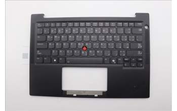 Lenovo 5M11Q25684 C-Cover with keyboard, Arabic, Black, WWAN, US