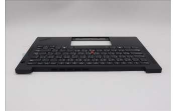 Lenovo 5M11Q25684 C-Cover with keyboard, Arabic, Black, WWAN, US