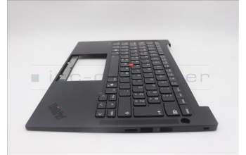 Lenovo 5M11Q25710 C-Cover with keyboard, Slovenian, Black, WWAN, UK