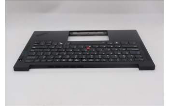 Lenovo 5M11Q25726 C-Cover with keyboard, USA English, Black, WWAN, US