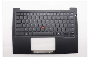 Lenovo 5M11Q25728 C-Cover with keyboard, US English Euro, Black, WWAN, US