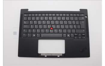 Lenovo 5M11Q25776 C-Cover with keyboard, Norwegian, Black, WWAN, UK