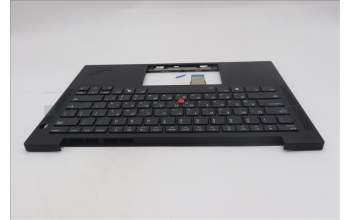 Lenovo 5M11Q53808 C-Cover with keyboard, Hebrew, Black, Backlight, US