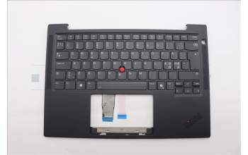 Lenovo 5M11Q53874 C-Cover with keyboard, Nordic, Black, Backlight, UK