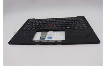 Lenovo 5M11Q53907 C-Cover with keyboard, Spanish, Black, Backlight, UK