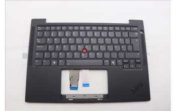 Lenovo 5M11Q53915 C-Cover with keyboard, Swedish/Finnish, Black, Backlight, UK