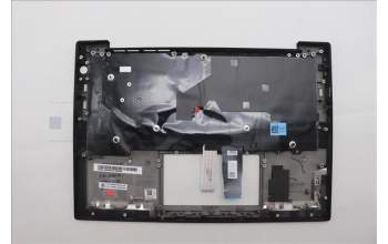 Lenovo 5M11Q54006 C-Cover with keyboard, Belgian, Black, Backlight, WWAN, UK