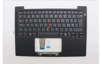 Lenovo 5M11Q54181 C-Cover with keyboard, Nordic, Black, Backlight, WWAN, UK