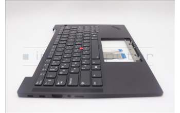 Lenovo 5M11Q54197 C-Cover with keyboard, Russian, Black, Backlight, WWAN, US