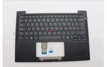 Lenovo 5M11Q54214 C-Cover with keyboard, Spanish, Black, Backlight, WWAN, UK