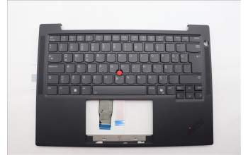 Lenovo 5M11Q54256 C-Cover with keyboard, Turkish, Black, Backlight, WWAN, UK