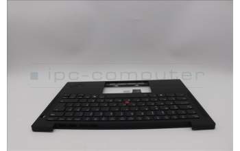 Lenovo 5M11Q54256 C-Cover with keyboard, Turkish, Black, Backlight, WWAN, UK
