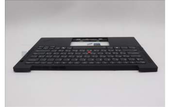 Lenovo 5M11Q54281 C-Cover with keyboard, Ukraine, Black, Backlight, WWAN, US