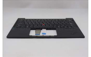 Lenovo 5M11Q54476 C-Cover with keyboard, Arabic, Black, Backlight, US