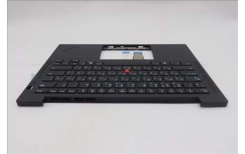 Lenovo 5M11Q54675 C-Cover with keyboard, Russian, Black, Backlight, US