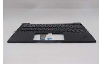 Lenovo 5M11Q54826 C-Cover with keyboard, Czech Slovakian, Black, Backlight, UK