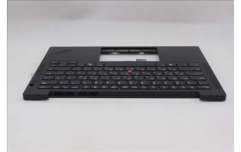 Lenovo 5M11Q54901 C-Cover with keyboard, Hebrew, Black, Backlight, US