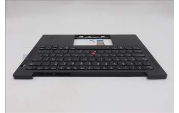 Lenovo 5M11Q54918 C-Cover with keyboard, Icelandic, Black, Backlight, UK