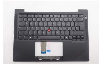 Lenovo 5M11Q54926 C-Cover with keyboard, Italian, Black, Backlight, UK