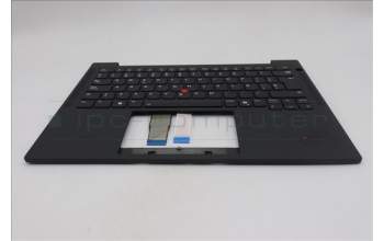 Lenovo 5M11Q55002 C-Cover with keyboard, Spanish, Black, Backlight, UK