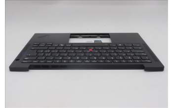 Lenovo 5M11Q55018 C-Cover with keyboard, Switzerland, Black, Backlight, UK