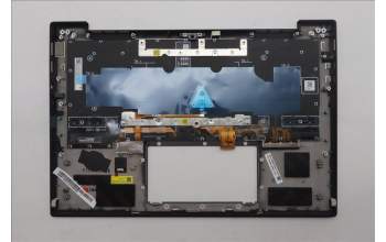 Lenovo 5M11Q55941 C-Cover with keyboard, Greek, Deep Black, FingerPrint Reader, WLAN, US