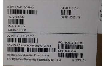 Lenovo 5M11Q55946 C-Cover with keyboard, Japanese, Deep Black, FingerPrint Reader, WLAN, JP