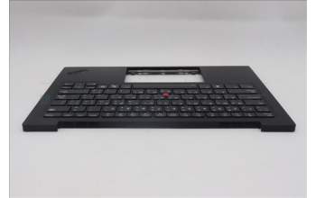 Lenovo 5M11Q55965 C-Cover with keyboard, Arabic, Deep Black, FingerPrint Reader, WLAN, US